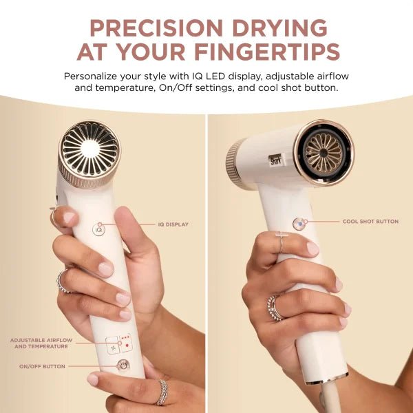 Shark SpeedStyle RapidGloss Finisher and High-Velocity Dryer Silk Straight Wavy