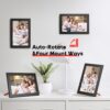 15.6′′ Digital Picture Frame, 64GB 1920 x 1080 IPS Touch Screen Electronic Photo Frame, Pre-Load Photo Gift Mode Without Open Package, Auto-Rotate, Wall/Table Mountable, App Share Photos, Black