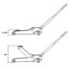 Husky HD0012065014-BD 3-Ton Low Profile Floor Jack with Quick Lift with 14 in. 13 Pocket Rolling Tool Bag