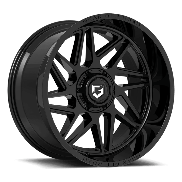 6724600e5a5e454f9430928b90cf4c3a Gear Off Road 761B 761B-2106819 20X10 6X135 / 6X5.50 (-19) G/A 761B (HB 106.2) Gloss Black w/Lip Logo A260767