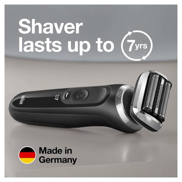 Braun Series 7 7085cc Flex Rechargeable Wet Dry Men s Electric Shaver with Clean Charge Station, Stubble Beard Trimmer