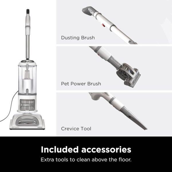 Rotator Pet Pro Lift-Away ADV Upright Vacuum with HEPA Filter, DuoClean PowerFins HairPro and Odor Neutralizer Technology, Pet Hair Pickup, For Carpets & Hardfloors, Dark Grey, LA555