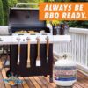 Pound Steel Propane Tank Cylinder with OPD Valve and Built-in Gauge, 20 lb Vertical-Flame King