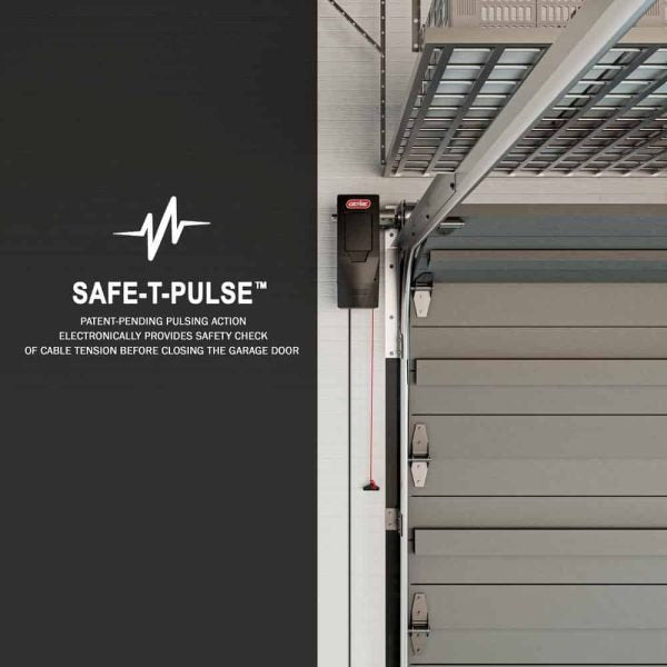 67f4c13dbcb949409f9e2d3e303614fc 6172H-B Signature Series Ultra-Quiet Wall Mount Smart Garage Door Opener with Battery Backup, Wi-Fi, Wireless Wall Console