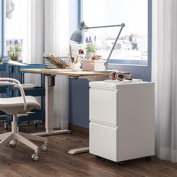 683f6204d57540faa29f8dcd3f82ae58 DEVAISE 3 Drawer Mobile File Cabinet Under Desk Office, Fully Assembled Except Casters, Letter/Legal Size, Black