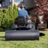 Agri-Fab 45-0604 18′′ x 48′′ Tow Behind Poly Lawn Roller 550 lbs Weight with Water, Poly Drum and Steel Frame, with Plug. Designed for Lawn and Garden Tractors