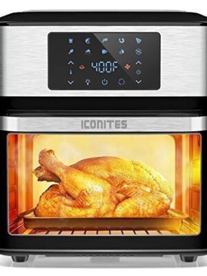 10-in-1 Air Fryer Oven, 20 Quart Airfryer Toaster Oven Combo, 1800W Large Air Fryers, Convection Toaster Oven with Rotisserie Dehydrator, ETL Certified