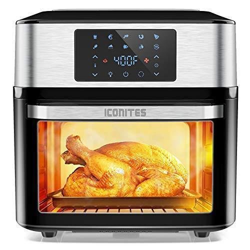 689e3258ad1c4e3c8e1b132ece0d27c3 10-in-1 Air Fryer Oven, 20 Quart Airfryer Toaster Oven Combo, 1800W Large Air Fryers, Convection Toaster Oven with Rotisserie Dehydrator, ETL Certified