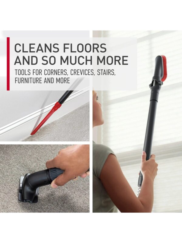 Cord Rewind Pro Bagless Upright Vacuum Cleaner, For Carpet and Hard Floors, UH71300V, Black, UH71300