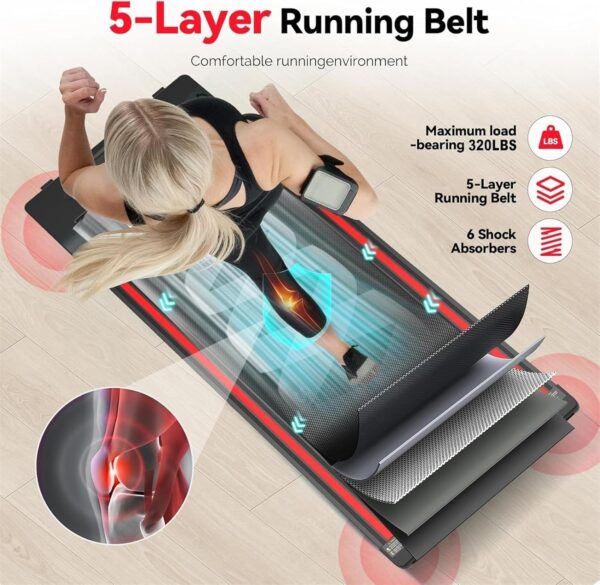 6927bb4941434c3792fe7160e8a04fca Walking Vibration Pad with APP, 3 in 1 Under Desk Treadmill, 2.5HP Low Noise Walking Treadmill Pad with Remote Control,Portable Treadmills for Home Office