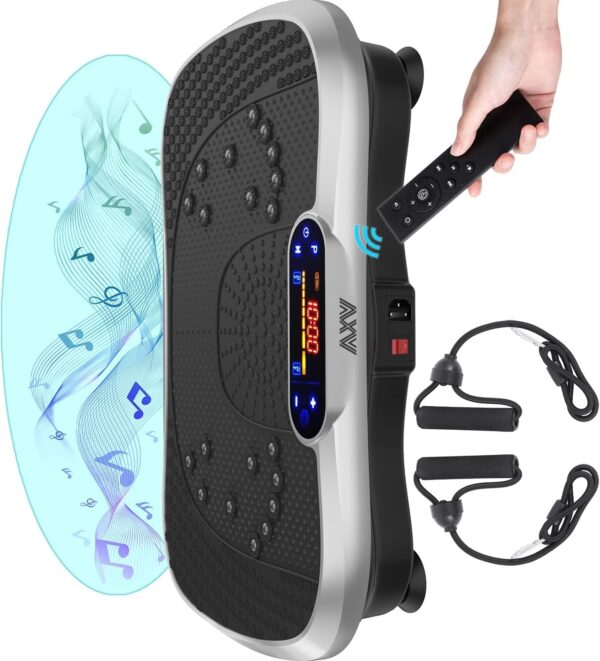 6956eedf26004a79936f676682106a9d Vibration Plate Fitness Platform Exercise Machine Vibrating Lymphatic Drainage Shaking Full Body Shaker Workout Vibrate Stand Shake Board Sport Gym for Weight Loss Fat Burner for Women Men