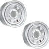 2-Pack eCustomrim Trailer Rims Wheels 15 in. 15X6 6 Lug Galvanized Spoke