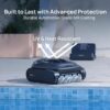 Beatbot AquaSense 2 Cordless Robotic Pool Vacuum Cleaner, Smart Surface Parking, Double-Pass Waterline Scrubbing, Cleans Floor, Walls, and Waterline, Above & In-Ground Pools up to 3,230 sq.ft – Blue