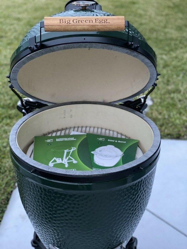 6a556b1095a74ac98305884e2eec6cbc Brand new big green egg grill smoker with new accessories