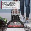 Cord Rewind Pro Bagless Upright Vacuum Cleaner, For Carpet and Hard Floors, UH71300V, Black, UH71300
