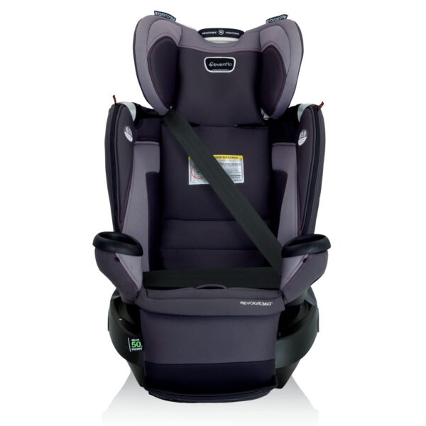 Revolve360 Extend Convertible Car Seat with 360 Degree Rotation, Extended Rear-Facing, Forward-Facing, Booster Mode, and Secure Latch Install, Revere Gray