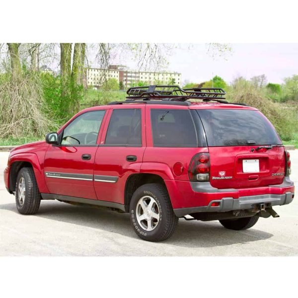 Heavy Duty Vehicle Roof Cargo Basket with Wind Fairing