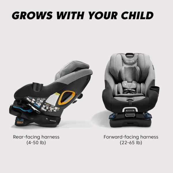 6adb4905e1fc4e8692e8fb4e75894a48 Baby Jogger City Turn Rotating Convertible Car Seat | Unique Turning Car Seat Rotates for Easy in and Out, Pike