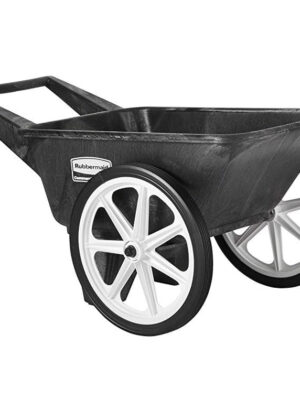 Commercial Big Wheel Cart, 200 Pound Capacity, Black