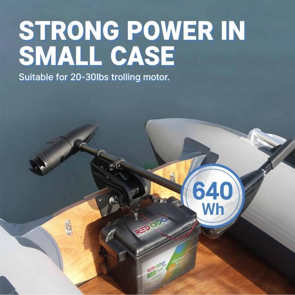 Redodo Portable 12V 50Ah LiFePO4 Lithium Battery 4000-8000 Cycles 10-Year lifetime, Perfect for RV, Camper, Security Devices