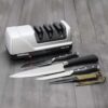 Chef’sChoice Trizor 15XV Professional Electric Knife Sharpener for Kitchen Knives, 75db, 3 Slots, Gray