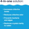 Bestway Oval Above Ground Pool Set (10′ x 6’7′′ x 33′′)| Includes Filter Pump & ChemConnect Dispenser
