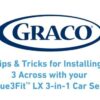 Graco True3Fit LX 3-in-1 Car Seat, Fits 3 Car Seats Across, Bates
