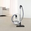 Pure Suction Powerline Canister Vacuum Cleaner, Lotus White