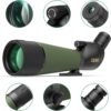 Gosky Updated 20-60×85 Dual Focusing Spotting Scopes with Tripod, Carrying Bag and Quick Phone Holder – BAK4 High Definition Waterproof Spotter Scope for Bird Watching Wildlife Scenery