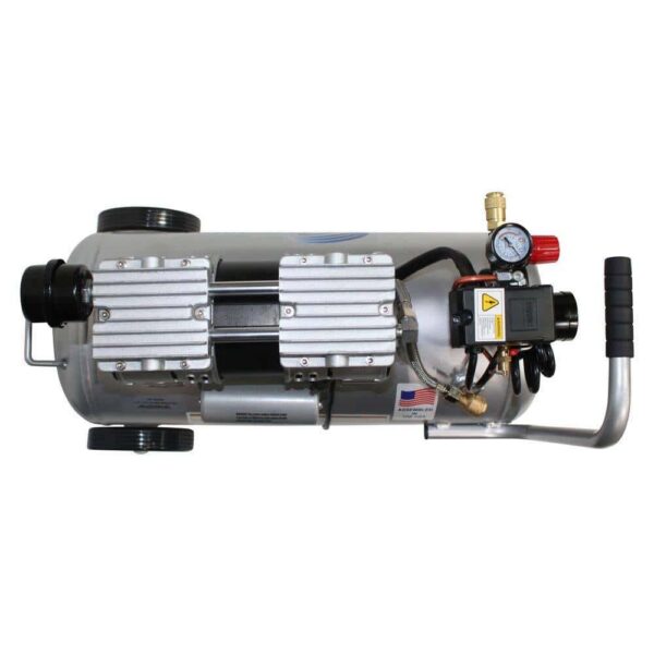 California Air Tools 8 Gal. 1 HP 120 PSI Ultra Quiet and Oil-Free Electric Horizontal Tank Air Compressor with Automatic Drain