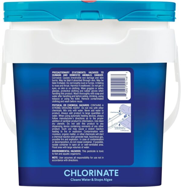 6d601985bc144623a6ace5371a90ef4e Plus 3” Chlorinating Tablets, Individually Wrapped, Kills Bacteria & Stops Algae (35 LB)