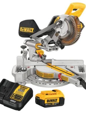 DCS361M1 20V MAX Cordless 7-1/4 in. Sliding Miter Saw with (1) 20V Battery 4.0Ah