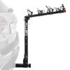 Allen Sports Deluxe Locking Quick Release 4-Bike Carrier fits 2 in receiver hitch, 140 lbs capacity, Model 542QR