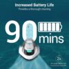 Cordless Robotic Pool Cleaner, Pool Vacuum with Dual-Drive Motors