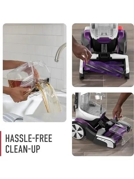 6db97ce69b26481eb6f0ca46cc6ba42d Pet Automatic Carpet Cleaner Machine with Spot Chaser Wand, Deep Cleaning Shampooer, Carpet Deodorizer and Pet Stain Remover, FH53000PC, Purple