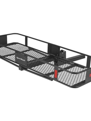 Sport Rack SR9851 Vista Folding Hitch Basket, Black