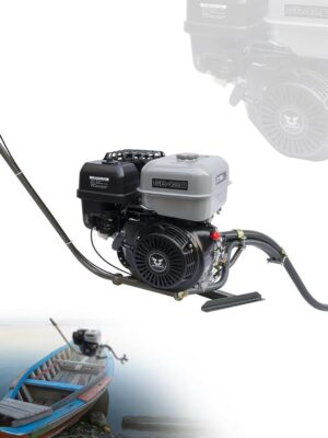 15HP 4 Stroke Outboard Motor, 420cc Marine Fishing Boat Engine Single-cylinder 6L, Big Fuel Tank Up to 20 km/h 3600rpm