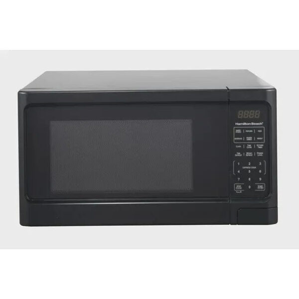 Hamilton Beach 1.1 Cu. Ft. Sleek Black Digital Microwave – Effortless Touchpad Controls