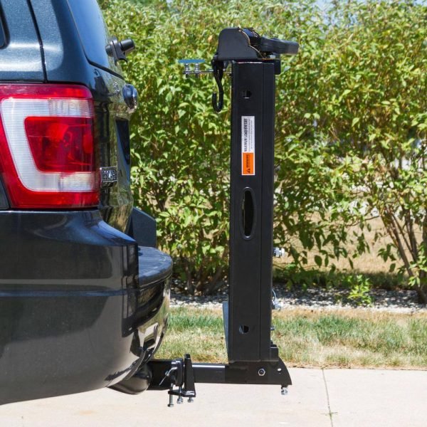 6e4a416e78f241f5bb438f2e979362b7 SILVER SPRING SC400-V2 500 lbs. Capacity Hitch-Mounted Folding Steel Wheelchair or Scooter Carrier with 42 in. L Ramp