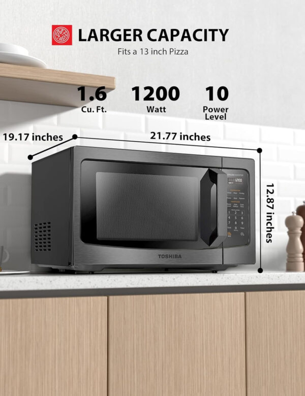 6e67ccac5e9d41c39d4a0e9e4939809c Air Fryer Combo 8-in-1 Countertop Microwave Oven, with Convection, Broil, Odor Removal Mode, 12.4′′ Position Memory Turntable, Child-Lock, 1.0 Cu.ft, Black Stainless Steel, ML2-EC10SA(BS)
