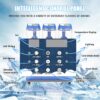 Commercial Slushy Machine – 1000W 30L Tanks Slush Maker Machine 304 Stainless Steel Commercial Margarita Machines Efficient Cooling the Ideal Slushie Maker for Bars Cafes Restaurants