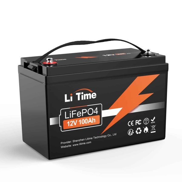 6eb423a65b14484f902a776384d8dd18 LiTime 12V 100Ah Lithium LiFePO4 Battery for RV, Backup Power, Solar