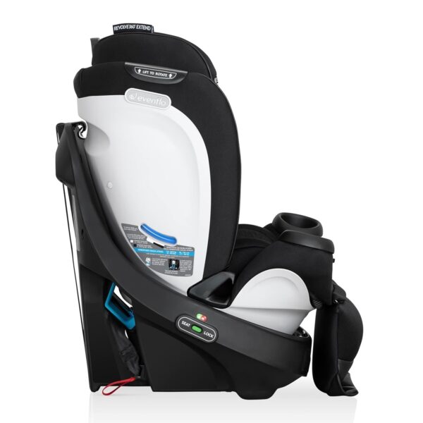 Revolve360 Extend Convertible Car Seat with 360 Degree Rotation, Extended Rear-Facing, Forward-Facing, Booster Mode, and Secure Latch Install, Revere Gray