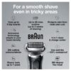 Braun Series 7 7085cc Flex Rechargeable Wet Dry Men s Electric Shaver with Clean Charge Station, Stubble Beard Trimmer