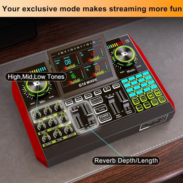 6f3e1bf7a089487e87b6bd0f01a183c7 Podcast Equipment Bundle,with 3.5mm Condenser Microphone & Live Sound Card – Audio Mixer for Streaming, PC/Mobile Live Singing, Gaming Content Creators, Soundboard with USB Computer Interface