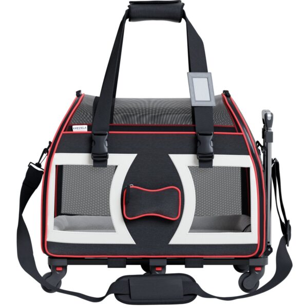 Bone Cruiser PRO Pet Carrier with Removable Wheels and Double Telescopic Handle