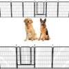 FXW Rollick Dog Playpen for Yard, RV Camping, 32 inch 8 Panels for Small and Medium Dogs│Patented