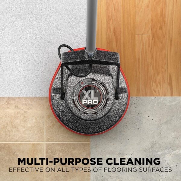 Commercial Orbiter Hard Floor Cleaner Machine, Multi-Purpose Floor Cleaning, Random Orbital Drive, Wide Cleaning Path, 50-Foot Long Cord, ORB550MC, Gray/Red-Oreck