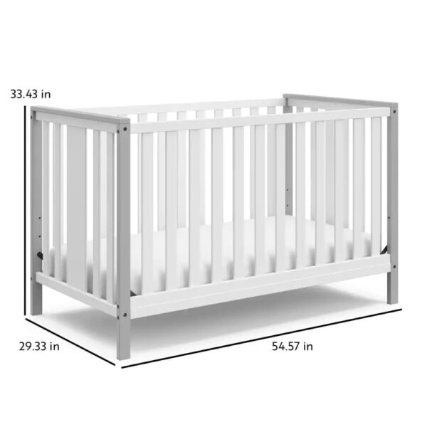 7026d51d78014ebc9b02ac05163f9490 Storkcraft Modern Pacific Pebble Gray 4-in-1 Convertible Crib