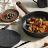 CAROTE 16pcs Pots and Pans Set Non Stick, Nonstick Kitchen Cookware Sets, Black